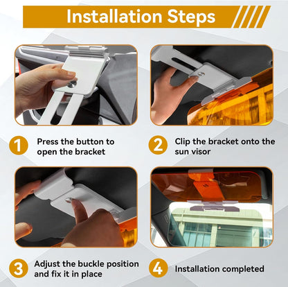 Ultimate Dual-Mode Car Sun Visor