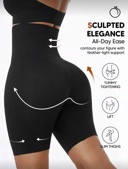 Seamless High Waist Body Shaper Shorts