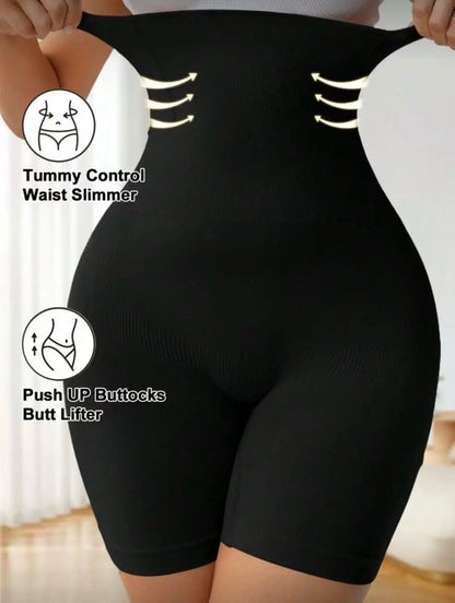 Seamless High Waist Body Shaper Shorts