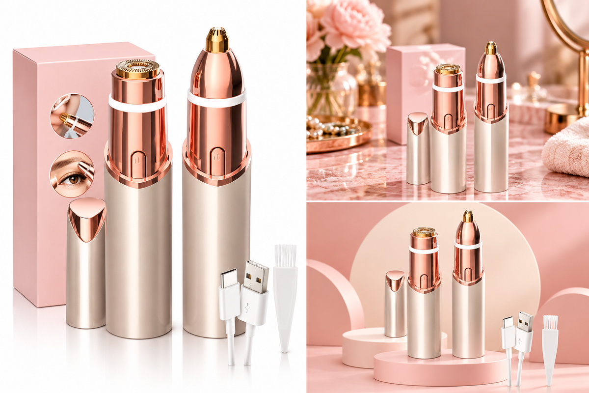 2-in-1 Electric Eyebrow Trimmer Lady Shaver