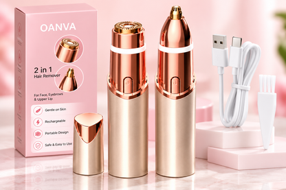 2-in-1 Electric Eyebrow Trimmer Lady Shaver