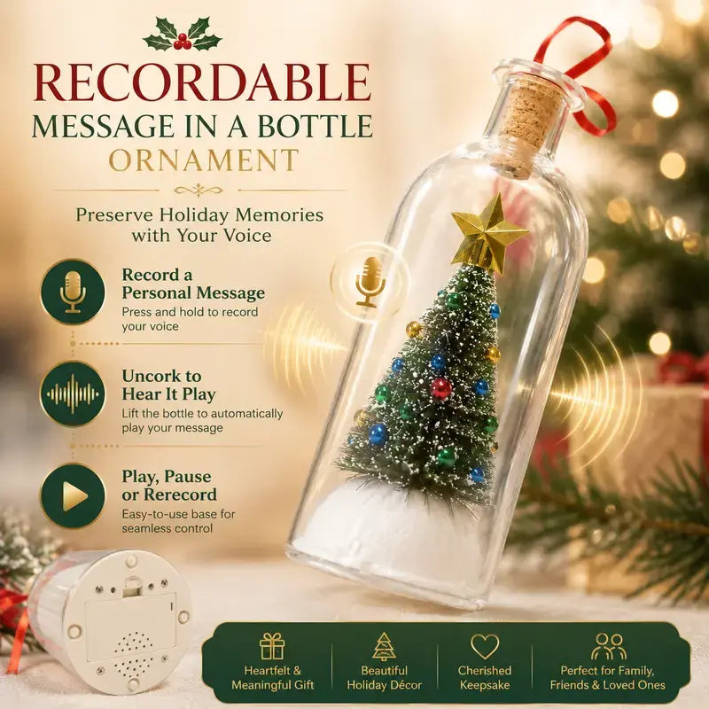 Holiday Voice Message Keepsake Ornament