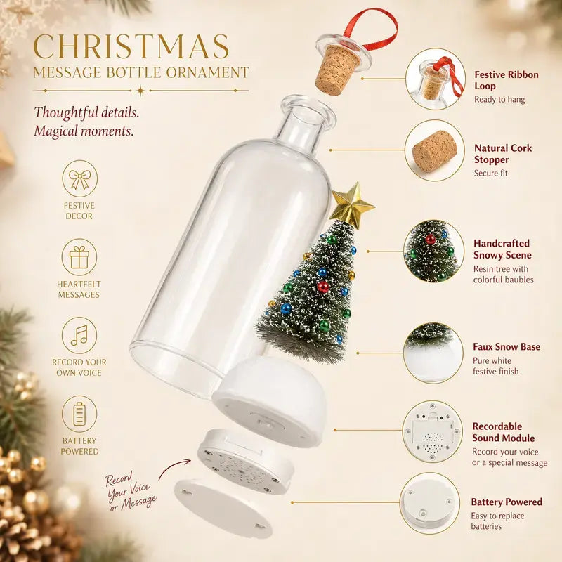 Holiday Voice Message Keepsake Ornament